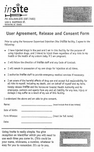 contract to which insite clients agree