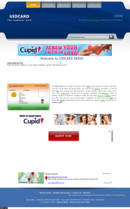 screenshot of website showing instructions to get an ID card and ads for sexy women