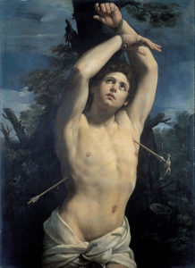 an erotic image of Saint Sebastian